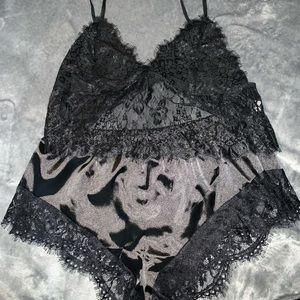 Eyelash Floral Lace Lingerie Set